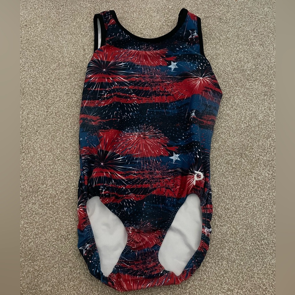 Plum Gymnastics firework Leotard